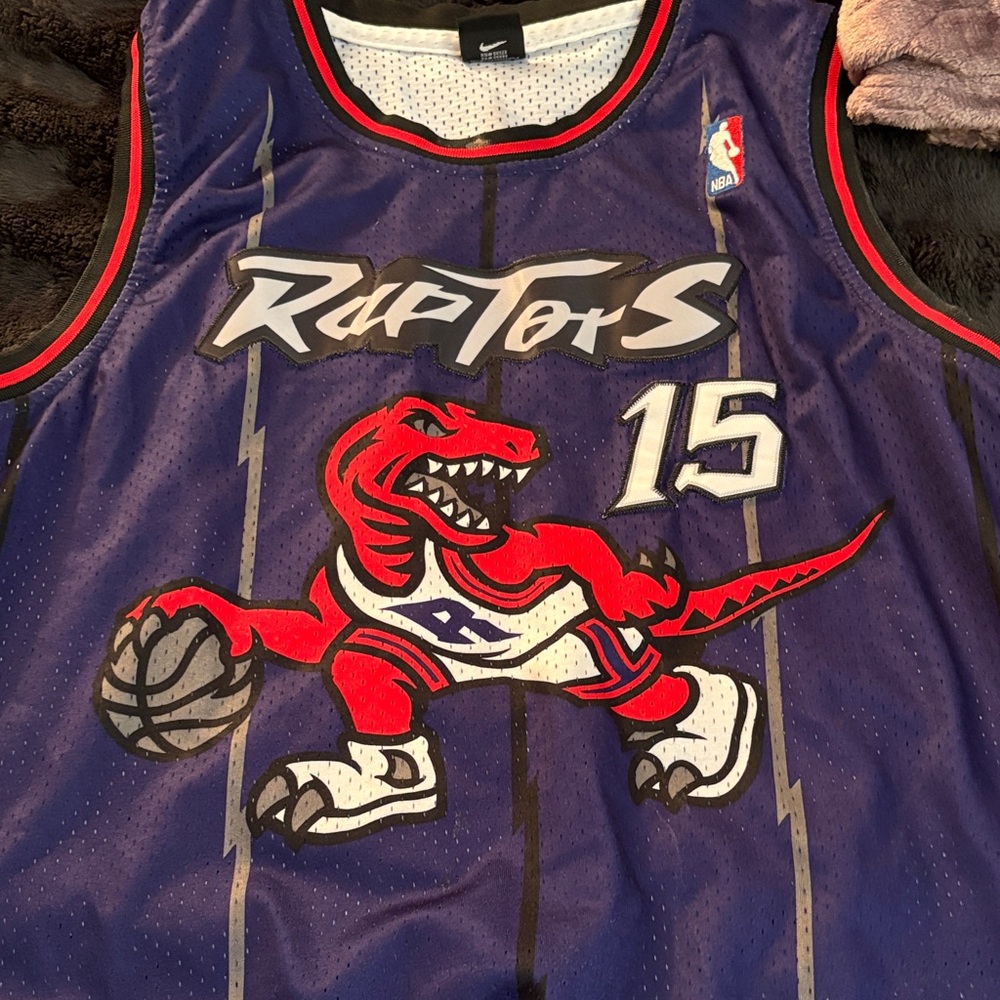 Nike Purple and Black Sports Jersey